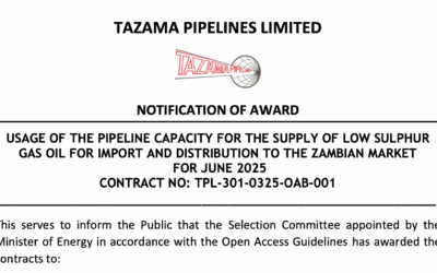 NOTIFICATION OF AWARD | JUNE